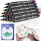 20 Colors Fabric Markers Permanent for Clothes Sneaker Shoes T Shirt Baby Onesies Bibs Bodysuit Pillow Canvas Tote Bags Graffiti Kids Adults Fabric Decorating, Fine Point Pen Fabric Paint Pens Set
